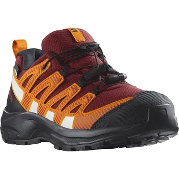 Dívčí obuv Salomon Xa Pro v8 Cswp J L47283800 - red dahlia/black/orange pepper 39