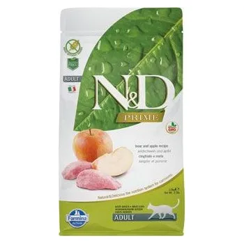 Krmivo pro kočku N&D PRIME CAT Adult Boar & Apple 5kg
