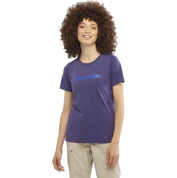 Dámské tričko Salomon Outlife Big Logo W LC1953800 - astral aura/nautical blue M