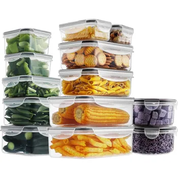 Dóza na potraviny Household 24dílná sada antibakteriálních dóz na potraviny FRESH / Transparentní