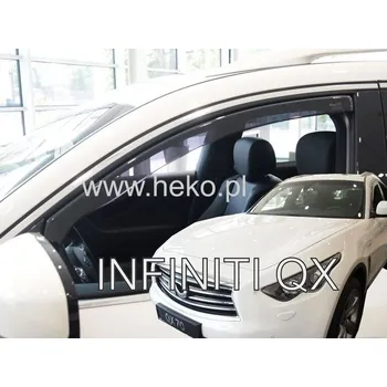 Plexi ofuk oken Ofuky oken - Infiniti FX/QX 5D 2008->, přední