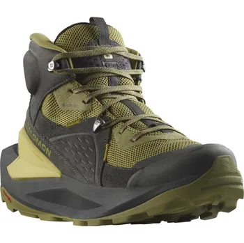 Pánská treková obuv Salomon Elixir MID GTX M L47290500 - black/dried herb/southern moss 41 1/3