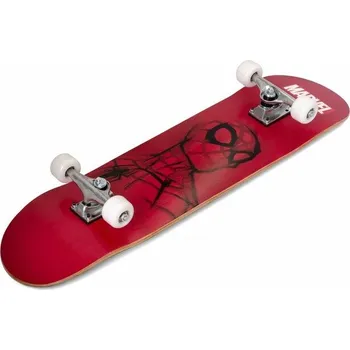 Skateboard dřevěný Spiderman červený