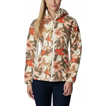Dámská větrovka Columbia Powder Pass™ Hooded Jacket W 1773211191 - chalk/floriculture print M