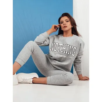 Dámská tepláková souprava NOTHING AY0758 Barva: Světle Šedá, Velikost: M