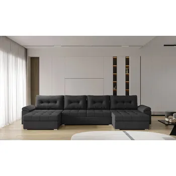 Sedací souprava Rozkládací rohová sedačka MAJA U šedá