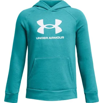 Chlapecká mikina Under Armour UA Rival Fleece BL Hoodie J 1379791-464 - blue S