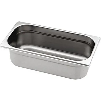 Gastronorm Gastronádoba GN 1/3 (h=200 mm) nerezová plná s uchy