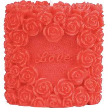 Amora Erotická sojová svíčka Love Barva: Červená