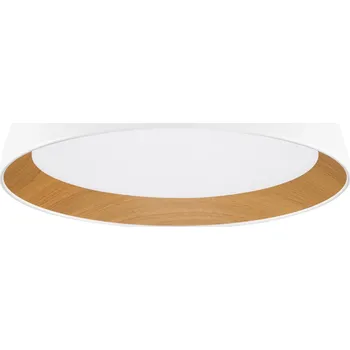 Bílé kovové stropní LED světlo Nova Luce Sigi 45 cm