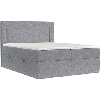 Postel Maison de Rêve Šedá čalouněná postel boxspring IMAGINE 160 x 200 cm