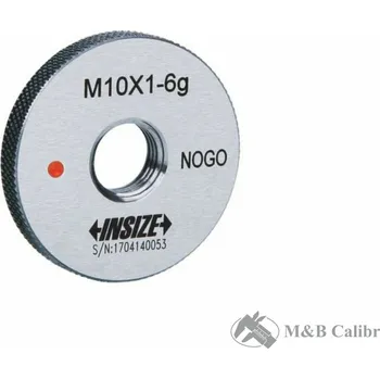 Metrický závitový kroužek zmetkový INSIZE M8×1,25-6e