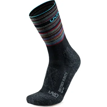Dámské ponožky UYN Biotrek Heavy Duty W S100338B857 - black/multicolor 35/36
