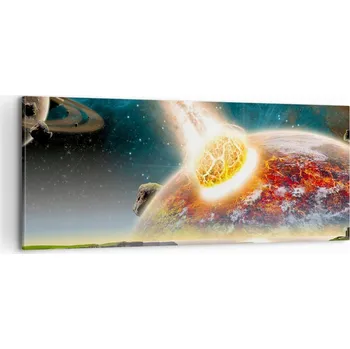 Obraz Foto obraz na plátně 100x40 abstrakce do obýváku ložnice na zeď velký