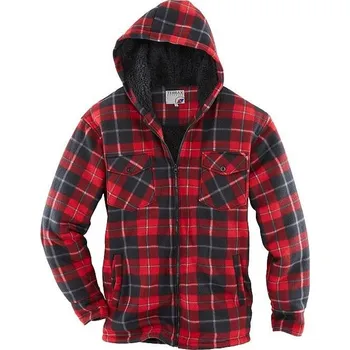 pracovní blůza Terrax termokošile s kapucí černo-červená Velikost: XXL