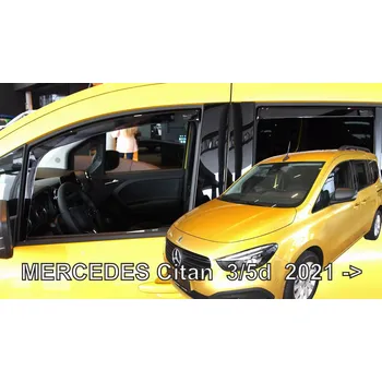Plexi ofuk oken Ofuky oken - Mercedes Citan (W420) r.v. 2021-> (+zadní)