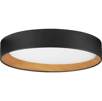 Černé kovové stropní LED světlo Nova Luce Stake 45 cm