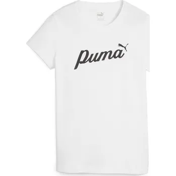 Dámské tričko Puma ESS+ Script Tee W 67931502 - puma white XXL