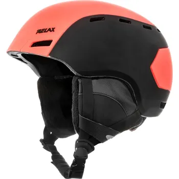 Lyžařská helma Relax Combo RH25F - černá/oranžová 58-61
