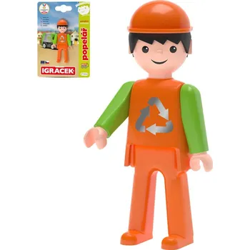 Figurka EFKO IGRÁČEK MultiGO Popelář figurka kloubová na kartě