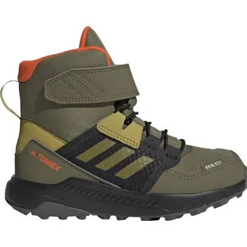 Dětská treková obuv Adidas Terrex Trailmaker High Cold.Rdy J GZ1174 - focus olive/pulse olive/impact orange 32