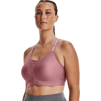 Podprsenka Under Armour Infinity High Bra Zip W 1373860-697 - pink M
