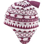 Kama Dětská pletená Merino čepice B98 purpurová S čepice