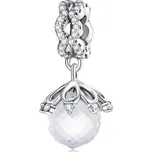 Elenys stříbrný přívěsek Křišťálová koule