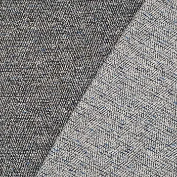 Kostýmovka černo-bílá, modrá zatkaná nit, š.160