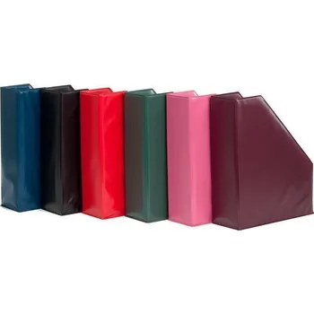 Archivační box Stojan na časopisy, červený, PVC, 95 mm, VICTORIA