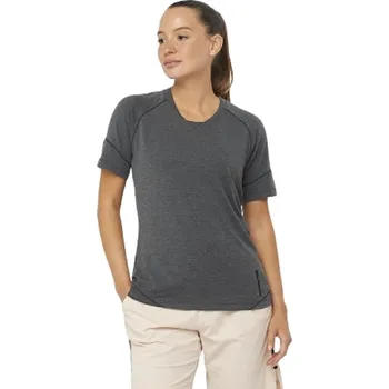 Salomon Runlife SS Tee W LC2026300 - deep black heather M