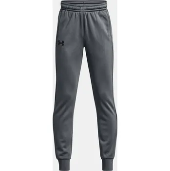 Chlapecké kalhoty Under Armour UA Armour Fleece Joggers J - šedá L tepláky