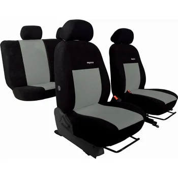 Potah sedadla Autopotahy Ford C- MAX, od r. 2003-2010, 5 míst, ELEGANCE ALCANTARA černošedé