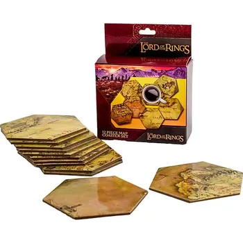 Podtácek imago Hexové podtácky Pán Prstenů - Středozemě (12 ks)