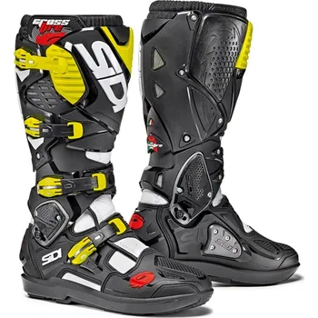 Moto obuv Boty SIDI CROSSFIRE 3 SRS white/black/yellow fluo Varianta: 44