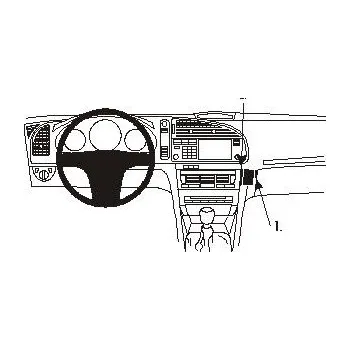 Brodit ProClip montážní konzole na palubní desku pro Saab 9-3 03-06, 853088