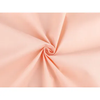 Bavlněná látka / plátno jednobarevná, barva 30 (2) broskvová světlá