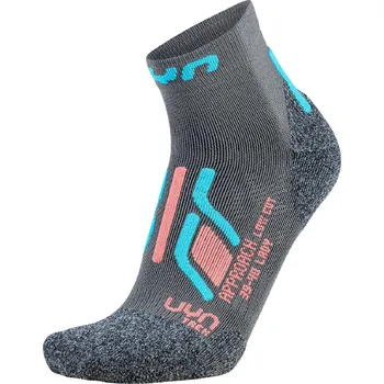 Dámské ponožky UYN Trekking Approach Low Cut Socks W S100197G357 - grey/turquoise 37/38