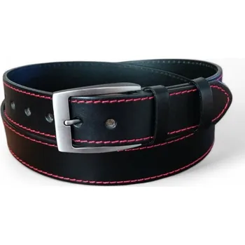 Opasek Pánský kožený opasek Penny Belts Fernando černý Délka: 95 cm