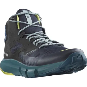 Pánská treková obuv Salomon PREDICT HIKE MID GTX M L47154500 - dark sapphire blue ashes sunny 42 2/3