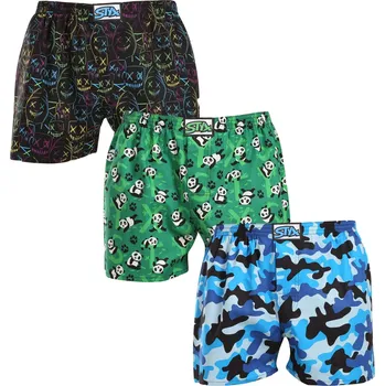 Trenýrky 3PACK pánské trenky Styx art klasická guma vícebarevné (3A18023) S Možnost vrácení zboží ZDARMA do 120 dnů!