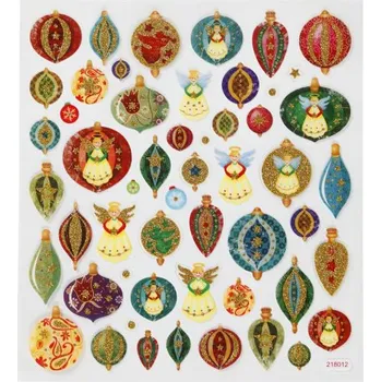 samolepka Creative Samolepky - ANDÍLCI A VÁNOČNÍ OZDOBY