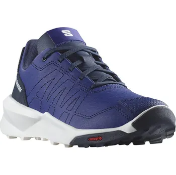 Dětská běžecká obuv Salomon Patrol Play J L47281000 - blue print/white/carbon 39