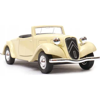autíčko Model 1:34, CITROËN 11B Traction Avant Cabrio z roku 1939, krémová (A008751C1TK)