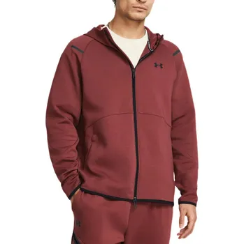 Pánská mikina Under Armour UA Unstoppable Flc FZ M 1379806-688 - red L