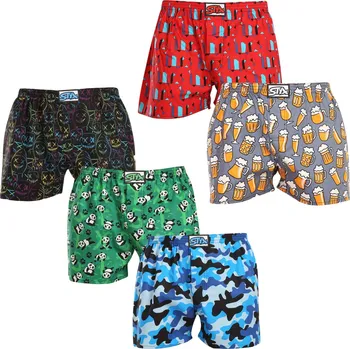 Trenýrky 5PACK pánské trenky Styx art klasická guma vícebarevné (5A1379023) M Možnost vrácení zboží ZDARMA do 120 dnů!