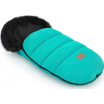 Fusak HappyBee Zimní fusak Trinity SPORT s kožíškem Turquoise