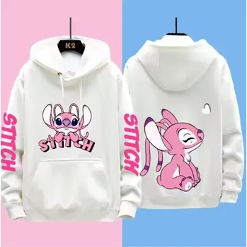 Lilo & Stitch Mikina s kapucí a motivem "Lilo & Stitch" (Angel) Barva: Bílá (10), Velikost: 6XL