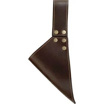 Karnevalový doplněk imago Kožený závěs na zbraň - oboustranný, barva hnědá