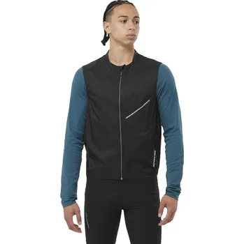 Pánská vesta Salomon Sense Aero Wind Vest M LC2191400 - deep black S
